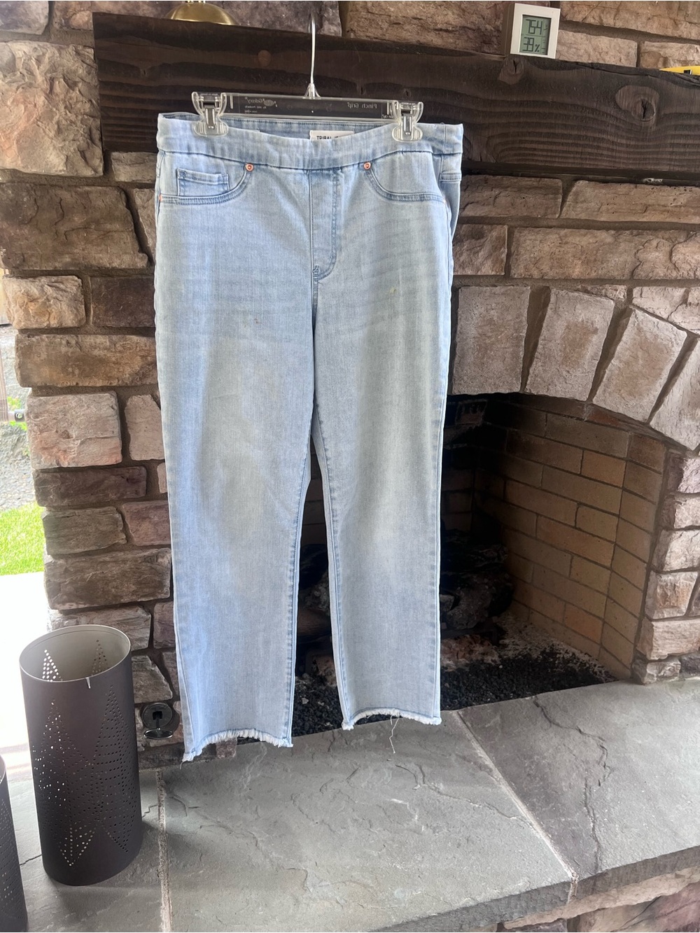 Aubrey Mid Rise Straight Crop Light Wash Women’s Jeans Size 10